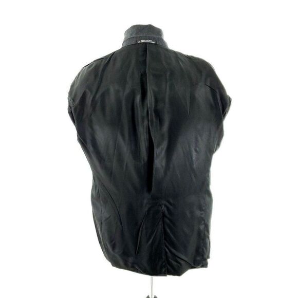 Hart Schaffner Marx Wool 2 Button Blazer 40R Gray 40R‎ Gray Made In USA - Picture 11 of 11